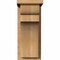 Ekena Millwork Yorktown Smooth Corbel w/Backplate, Western Red Cedar, 7 1/2"W x 10"D x 18"H COR08X10X18YOR01SWR - alternate 4